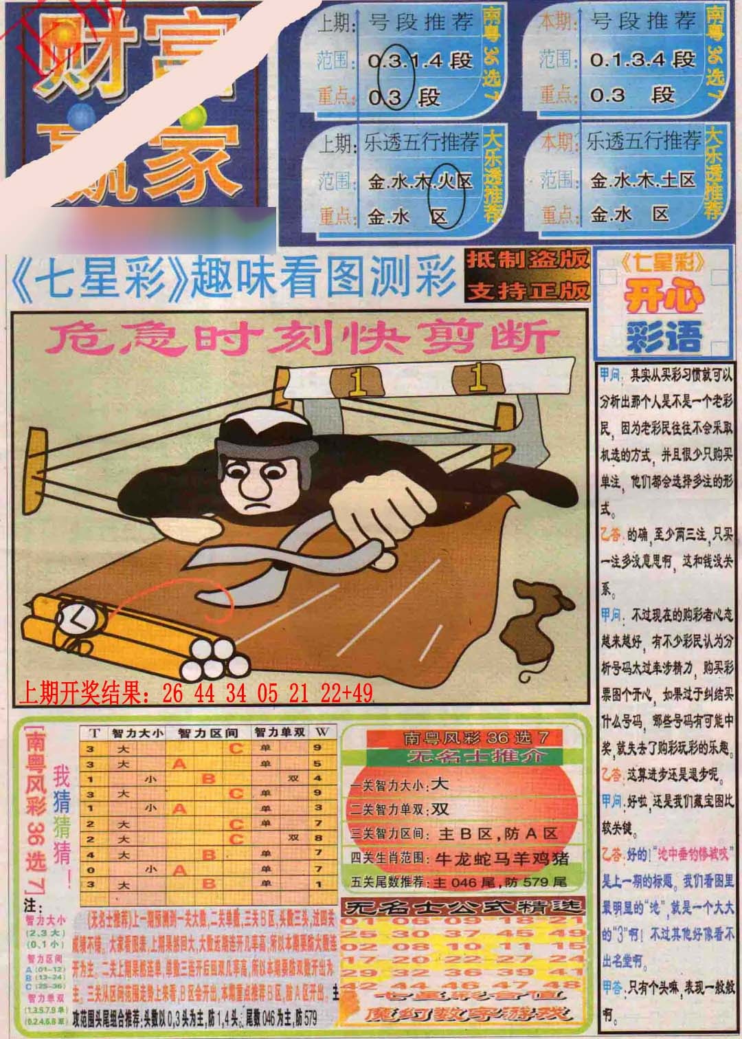 090期财富赢家（七星彩）[图]